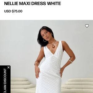 Princess Polly Nellie White Dress